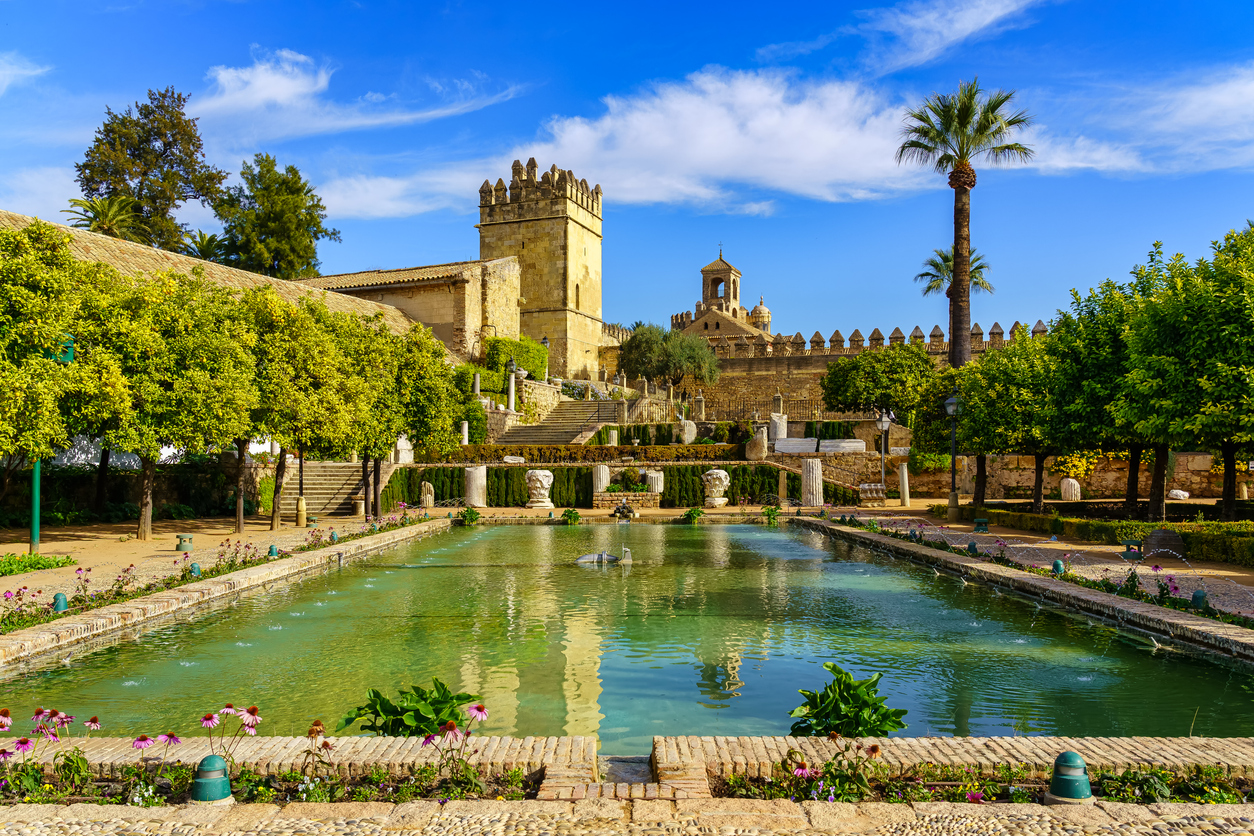 Jardines Reales del Alcázar de Córdoba, Andalucía (España)